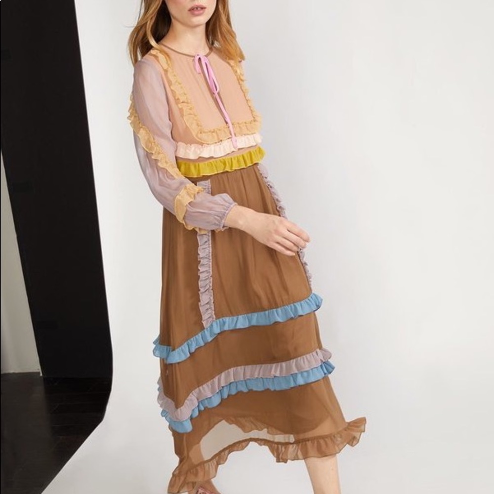 CYNTHIA ROWLEY RUFFLE DRESS (Edie) - Picture 5 of 9